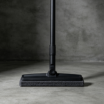 Pure Black Industrial Heavy Duty Squeegee Mop - Powerful Stain Removal and Cleaning for Garages, Patios, and Cement Floors