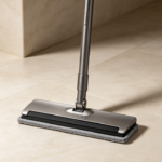 Matte Gunmetal Gray Stainless Steel Luxury Squeegee Mop - Specially Designed for Luxury Homes with Marble and Soft-Light Tiles