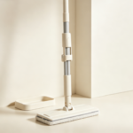 Creamy Beige Segmented Locking Flat Squeegee Mop (with Drain Tray)