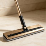 Luxury Champagne Gold Metal Wide-Width Squeegee Mop